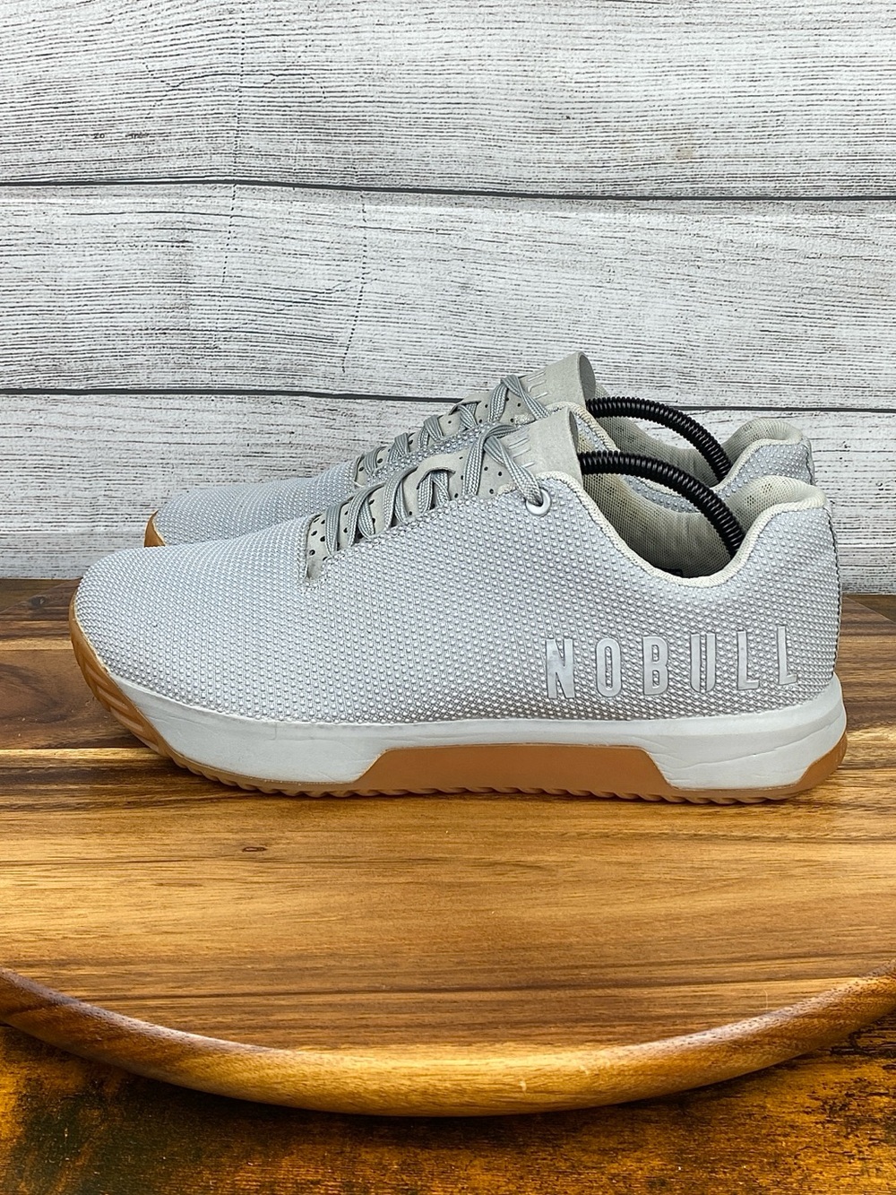 NOBULL Outwork Edge Max Support Strength Training Shoes Grey Gum Men’s Size 10.5